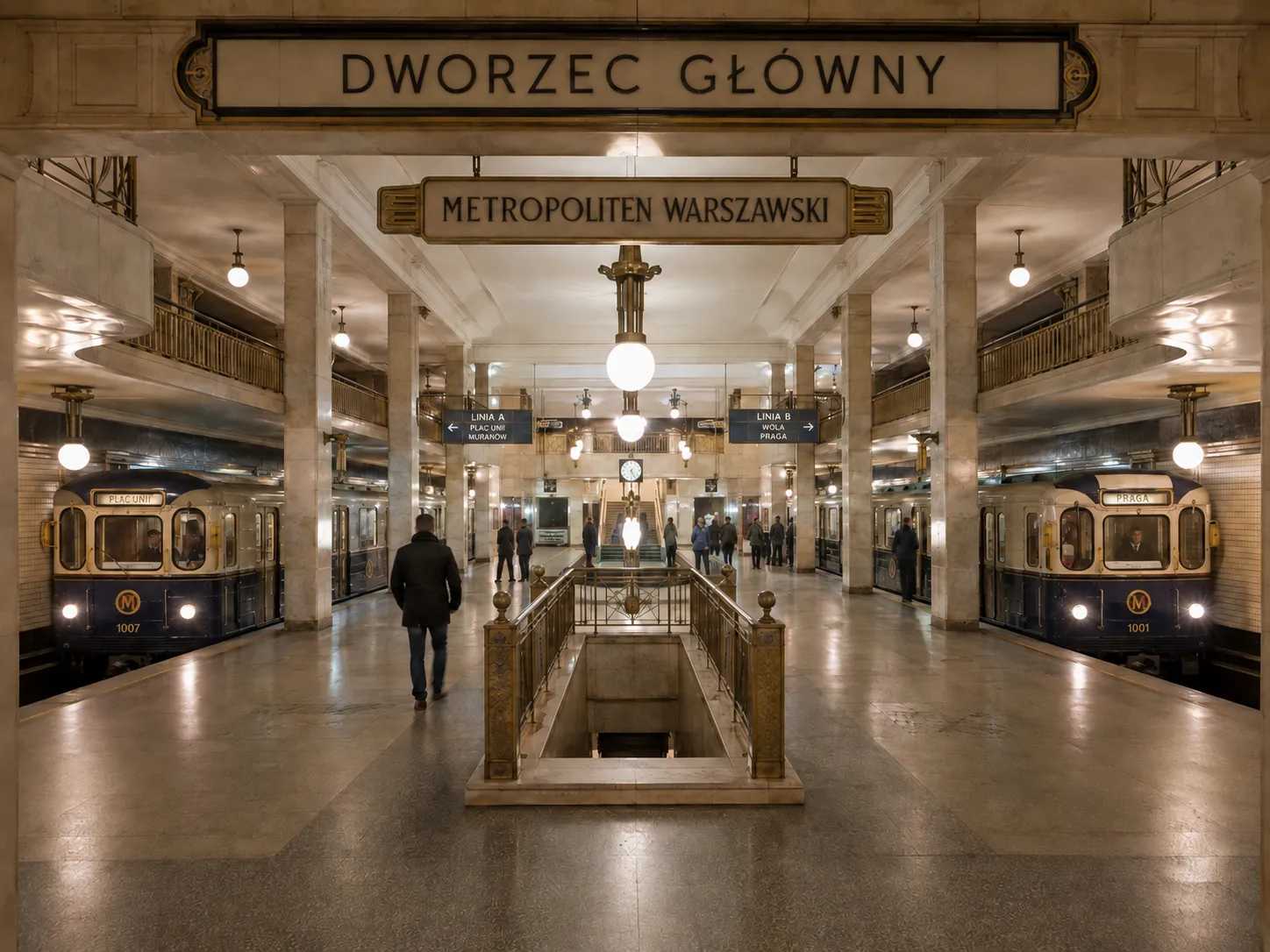 Alternatywna wizualizacja przedwojennego Metropolitenu Warszawskiego